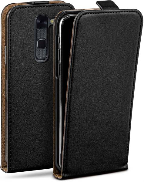moex Flip Case für LG Stylus 2 – PU Lederhülle mit 360 Grad Schutz, klappbar