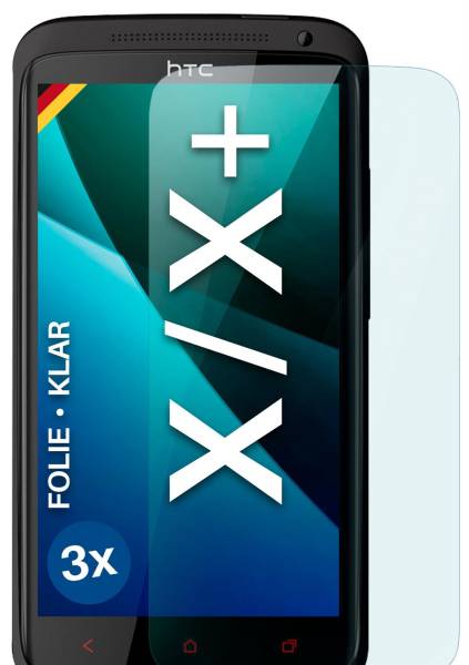 moex FlexProtect Klar für HTC One X Plus – Schutzfolie für unsichtbaren Displayschutz, Ultra klar