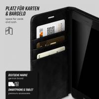 moex Casual Case für Huawei P8 Lite 2015 – 360 Grad Schutz Booklet, PU Lederhülle mit Kartenfach