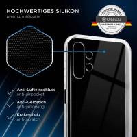 ONEFLOW Clear Case für Samsung Galaxy A32 5G – Transparente Hülle aus Soft Silikon, Extrem schlank