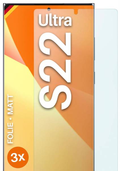 moex FlexProtect Samsung Galaxy S22 Ultra Schutzfolie Matt