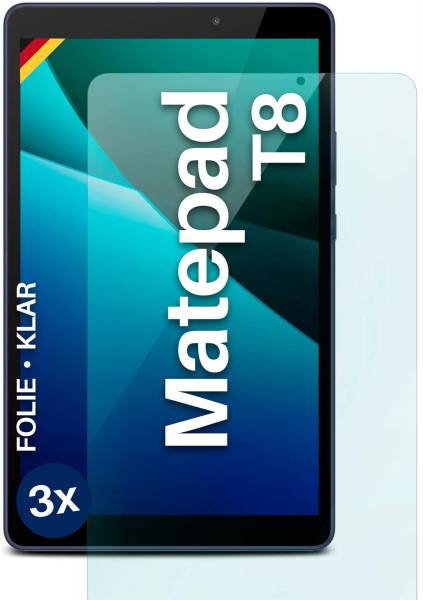 moex FlexProtect Klar für Huawei MatePad T 8 – Schutzfolie für zusätzlichen Displayschutz, Ultra klar