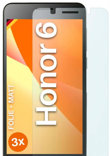 moex FlexProtect Matt für Huawei Honor 6 – Anti Reflex Schutzfolie für besten Displayschutz, Matt