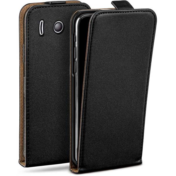 moex Flip Case für Huawei Ascend Y300 – PU Lederhülle mit 360 Grad Schutz, klappbar