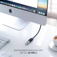 Ugreen Verlängerungskabel – USB-A (w.) auf USB-A (m.) für Smartphones und andere Geräte, 480 Mb/s, Länge 5 m