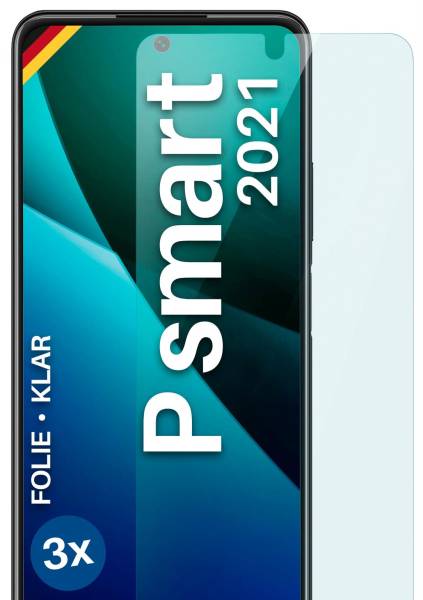 moex FlexProtect Klar für Huawei P smart 2021 – Schutzfolie für unsichtbaren Displayschutz, Ultra klar
