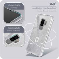 ONEFLOW Glitter Case für Samsung Galaxy S9 Plus – Glitzer Hülle aus TPU, designer Handyhülle
