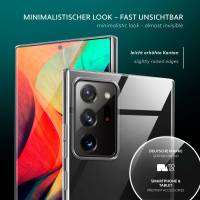moex Aero Case für Samsung Galaxy Note 20 Ultra 5G – Durchsichtige Hülle aus Silikon, Ultra Slim Handyhülle