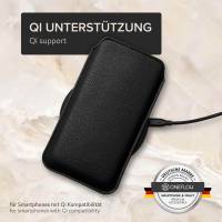 ONEFLOW Liberty Bag für Huawei G8 – PU Lederhülle mit praktischer Lasche zum Herausziehen