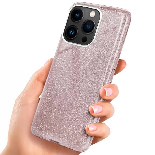 ONEFLOW Glitter Case iPhone 16 Pro Max mit Glitzer Look