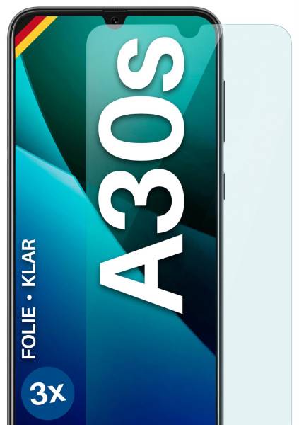 moex FlexProtect Klar für Samsung Galaxy A30s – Schutzfolie für unsichtbaren Displayschutz, Ultra klar