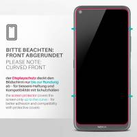 moex ShockProtect Klar für Nokia 8.3 5G – Panzerglas für kratzfesten Displayschutz, Ultra klar