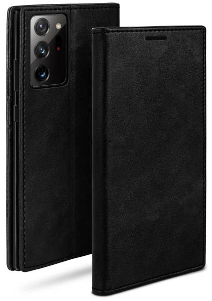 moex Casual Case für Samsung Galaxy Note 20 Ultra 5G – 360 Grad Schutz Booklet, PU Lederhülle mit Kartenfach