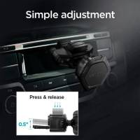 Spigen QS24 KFZ-Halterung CD-Schlitz – Einfache Installation, Magnetische Autohalterung