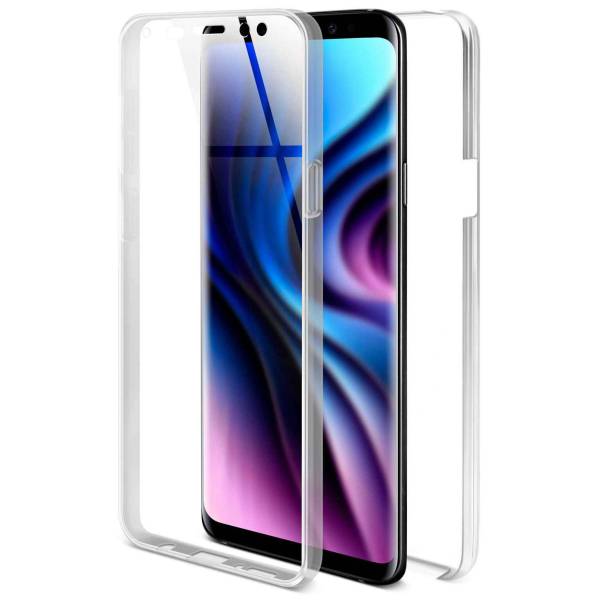 ONEFLOW Touch Case für Samsung Galaxy S9 Plus – 360 Grad Full Body Schutz, komplett beidseitige Hülle