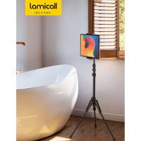 Lamicall Tablet Stativ Halterung – Tablet Halterung Bett und Tisch, Tablet Ständer mit Bluetooth Fernbedienung