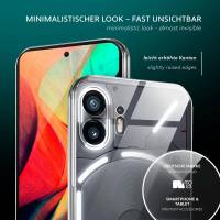 moex Aero Case für Nothing Phone (2) – Durchsichtige Hülle aus Silikon, Ultra Slim Handyhülle