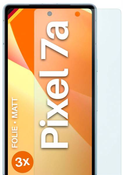 moex FlexProtect Matt für Google Pixel 7a – Anti Reflex Schutzfolie für besten Displayschutz, Matt