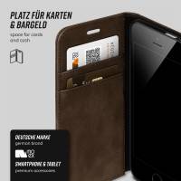moex Casual Case für Apple iPhone 5s – 360 Grad Schutz Booklet, PU Lederhülle mit Kartenfach