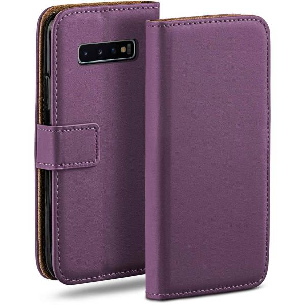 moex Book Case für Samsung Galaxy S10 Klapphülle mit Kartenfach