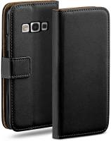 moex Book Case für Samsung Galaxy S3 – Klapphülle aus PU Leder mit Kartenfach, Komplett Schutz