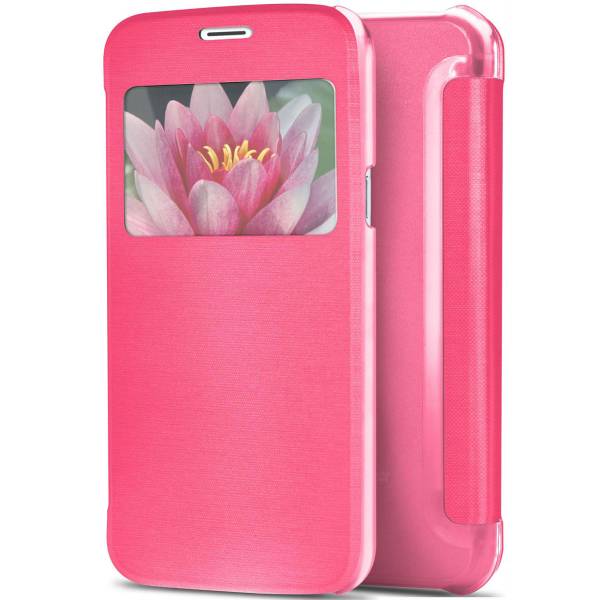 moex Focus Case für iPhone 7 – Klapphülle mit Sichtfenster – Handytasche mit Rundumschutz