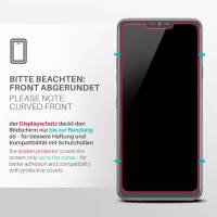 moex ShockProtect Klar für LG G7 ThinQ – Panzerglas für kratzfesten Displayschutz, Ultra klar