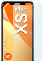 moex FlexProtect Matt für Apple iPhone XS Max – Anti Reflex Schutzfolie für besten Displayschutz, Matt