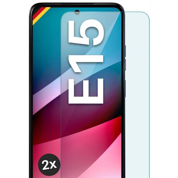 moex ShockProtect Motorola Moto E15 Panzerglas Klar
