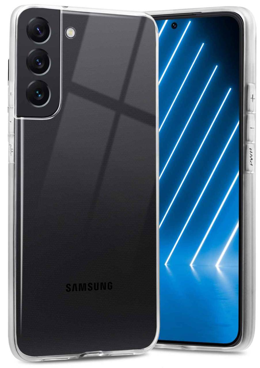 ONEFLOW Clear Case für Samsung Galaxy S22 – Transparente Hülle aus Soft Silikon, Extrem schlank