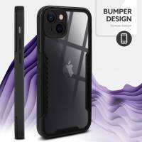 ONEFLOW Vanguard Case für Apple iPhone 13 mini – Stoßfeste Hybrid Schutzhülle mit klarer Rückseite