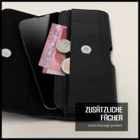 moex Snap Bag für Volla Phone X23 – Handy Gürteltasche aus PU Leder, Quertasche mit Gürtel Clip