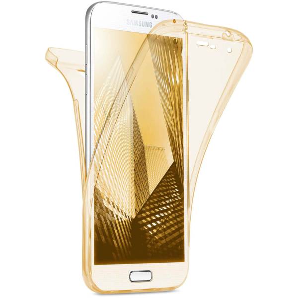Für Samsung Galaxy S5 | Beidseitige, klare Silikonhülle | DOUBLE CASE