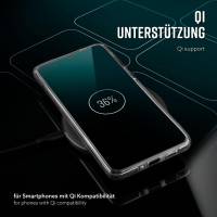 ONEFLOW Cushion Case für Samsung Galaxy S22 – Durchsichtige Hülle aus Silikon mit 3D Kameraschutz