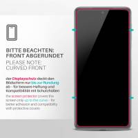 moex ShockProtect Klar für Samsung Galaxy M53 5G – Panzerglas für kratzfesten Displayschutz, Ultra klar