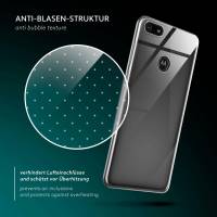 moex Aero Case für Motorola Moto E6 Play – Durchsichtige Hülle aus Silikon, Ultra Slim Handyhülle