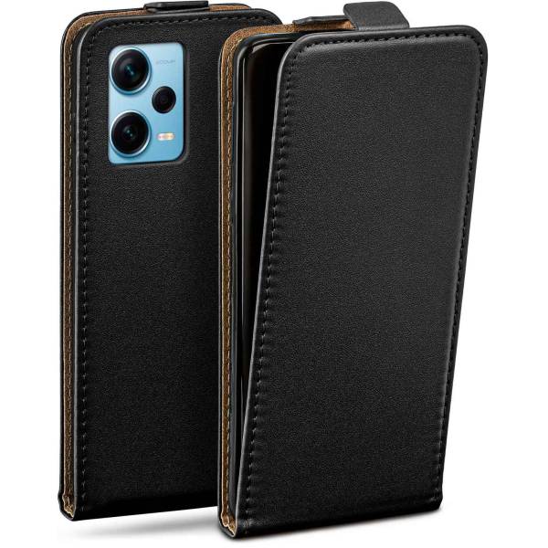 moex Flip Case Redmi Note 12 5G Klapphülle Leder