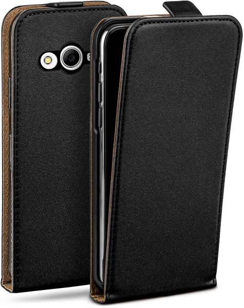 moex Flip Case für Samsung Galaxy Core 2 – PU Lederhülle mit 360 Grad Schutz, klappbar