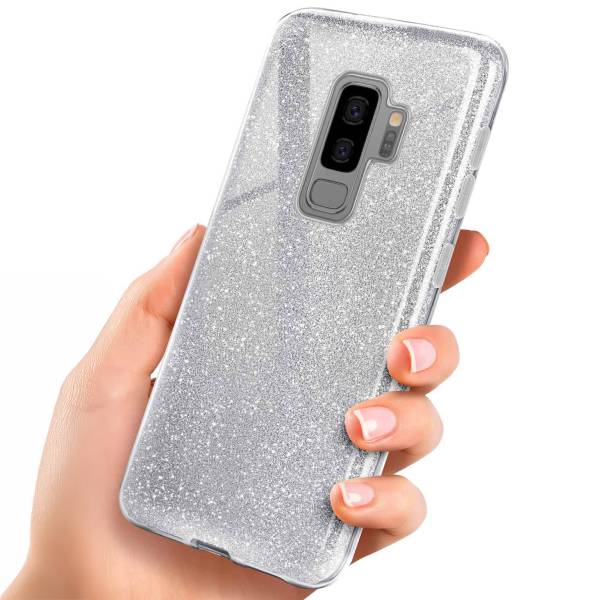 ONEFLOW Glitter Case für Samsung Galaxy S9 Plus – Glitzer Hülle aus TPU, designer Handyhülle