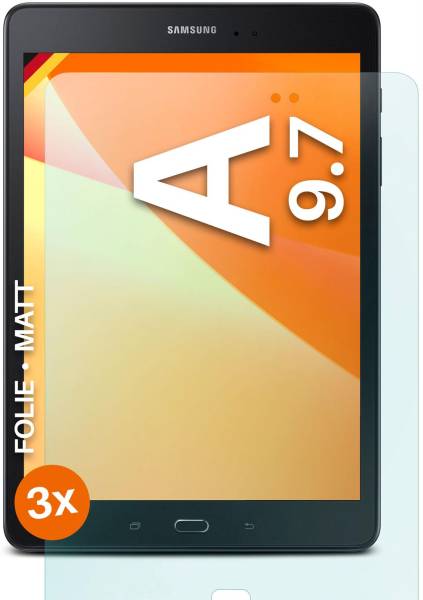 moex FlexProtect Matt für Samsung Galaxy Tab A 9.7 – Anti Reflex Schutzfolie für besten Displayschutz, Matt