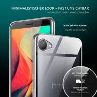 moex Aero Case für HTC Desire 12 – Durchsichtige Hülle aus Silikon, Ultra Slim Handyhülle