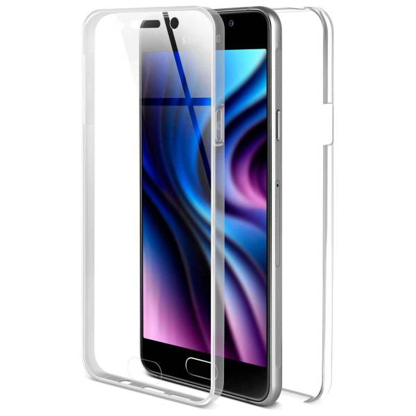 ONEFLOW Touch Case für Samsung Galaxy A3 (2016) – 360 Grad Full Body Schutz, komplett beidseitige Hülle