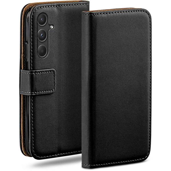 moex Book Case für Samsung Galaxy A55 5G Klapphülle mit Kartenfach