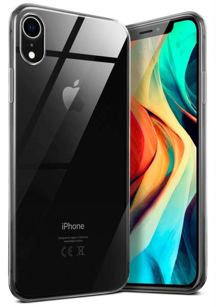 moex Aero Case für Apple iPhone XR – Durchsichtige Hülle aus Silikon, Ultra Slim Handyhülle