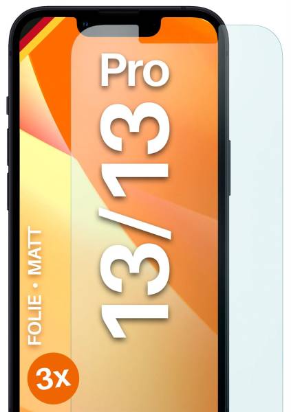 moex FlexProtect iPhone 13 Pro Schutzfolie Matt