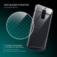 moex Aero Case für Samsung Galaxy A6 Plus (2018) – Durchsichtige Hülle aus Silikon, Ultra Slim Handyhülle