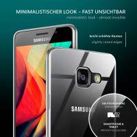 moex Aero Case für Samsung Galaxy A3 (2016) – Durchsichtige Hülle aus Silikon, Ultra Slim Handyhülle