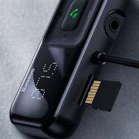 Baseus S-16 Bluetooth MP3 Player – Kabelloser Auto Audio Player, Freisprechfunktion, USB-Ladegerät