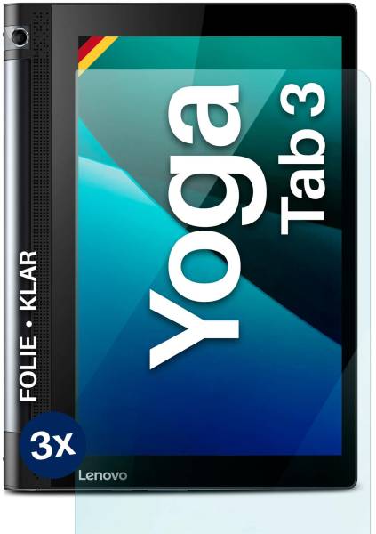 moex FlexProtect Klar für Lenovo Yoga Tab 3 10 – Schutzfolie für zusätzlichen Displayschutz, Ultra klar