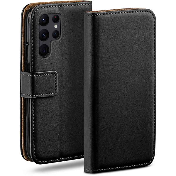 moex Book Case für Samsung Galaxy S22 Ultra Klapphülle mit Kartenfach